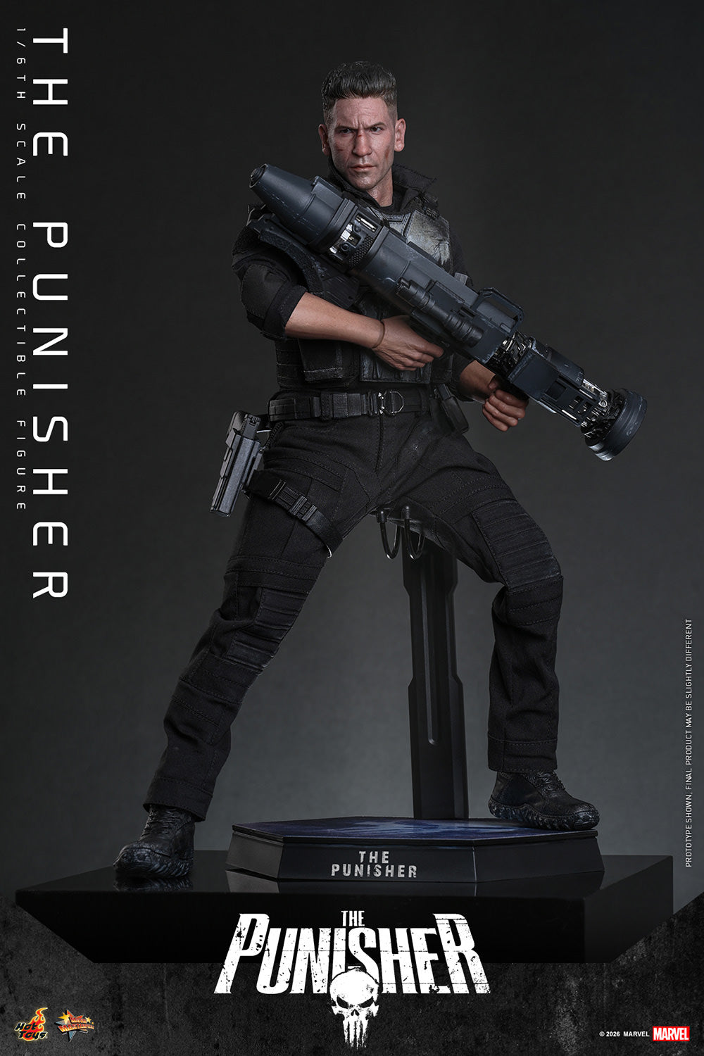 Hot Toys The Punisher 1/6 scale figure — tactical vest and skull motif
