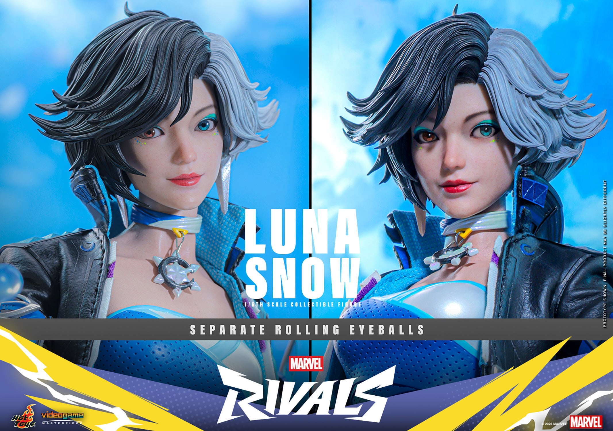 Hot Toys Luna Snow Marvel Rivals 1/6 scale figure — display stand