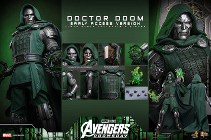 Hot Toys Doctor Doom Avengers Doomsday 1/6 scale figure — magical book and accessories