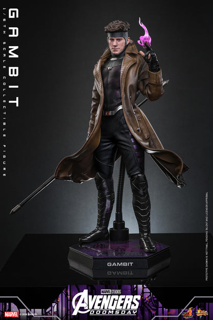 Hot Toys Gambit Avengers Doomsday 1/6 scale figure — kinetic energy effects
