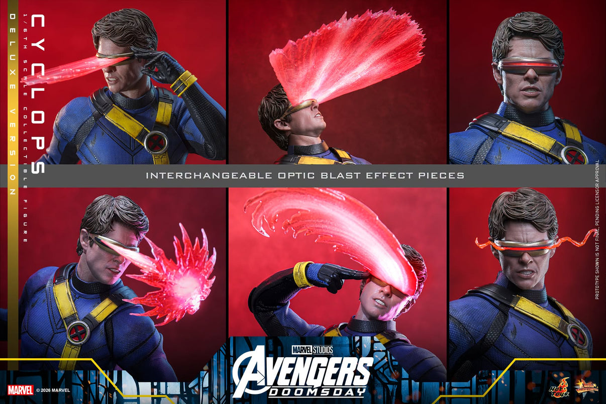 Hot Toys Cyclops Avengers Doomsday Deluxe 1/6 scale figure — Sentinel diorama base