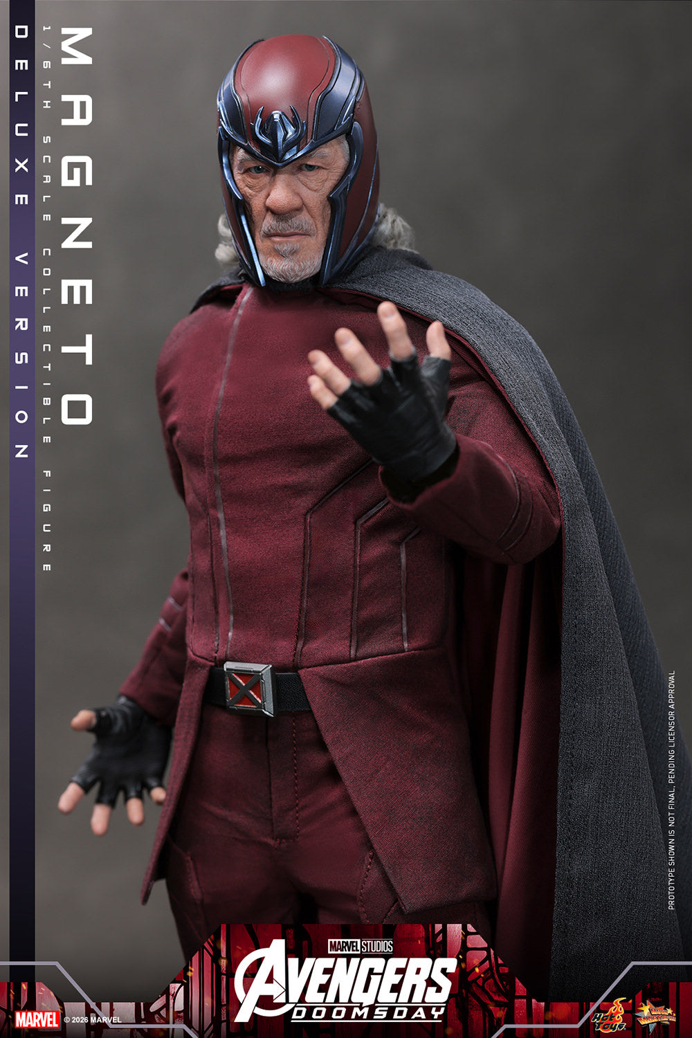 Hot Toys Magneto Avengers Doomsday Deluxe 1/6 scale figure — alternate pose