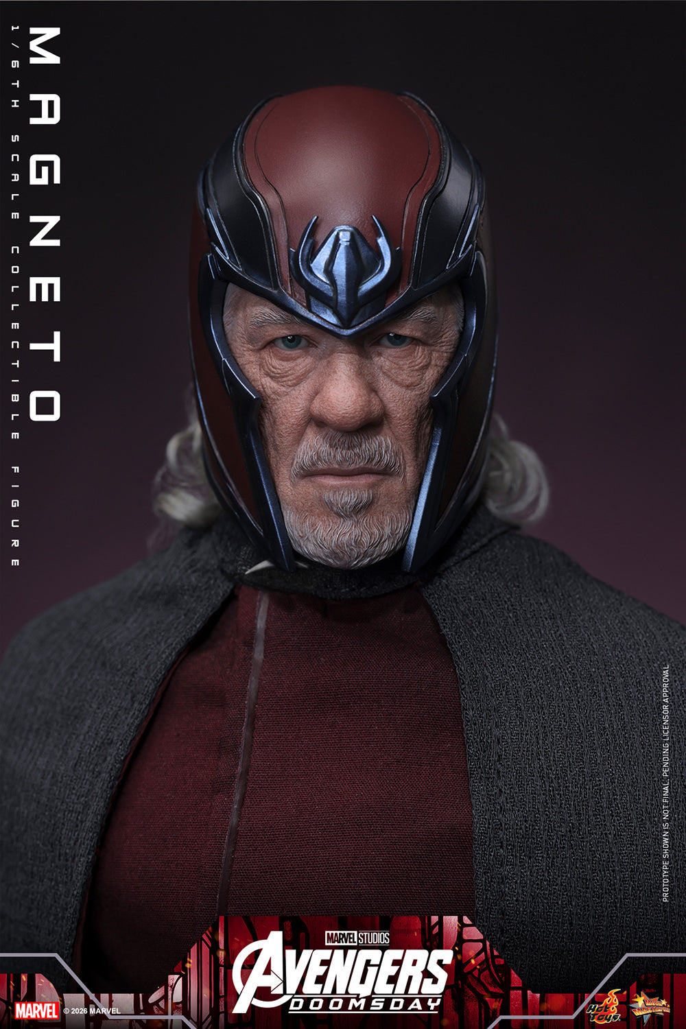 Hot Toys Magneto Avengers Doomsday 1/6 scale figure — alternate pose