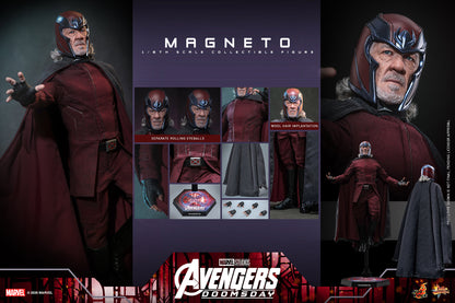Hot Toys Magneto Avengers Doomsday 1/6 scale figure — head sculpt and helmet