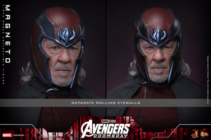 Hot Toys Magneto Avengers Doomsday 1/6 scale figure — full accessory set
