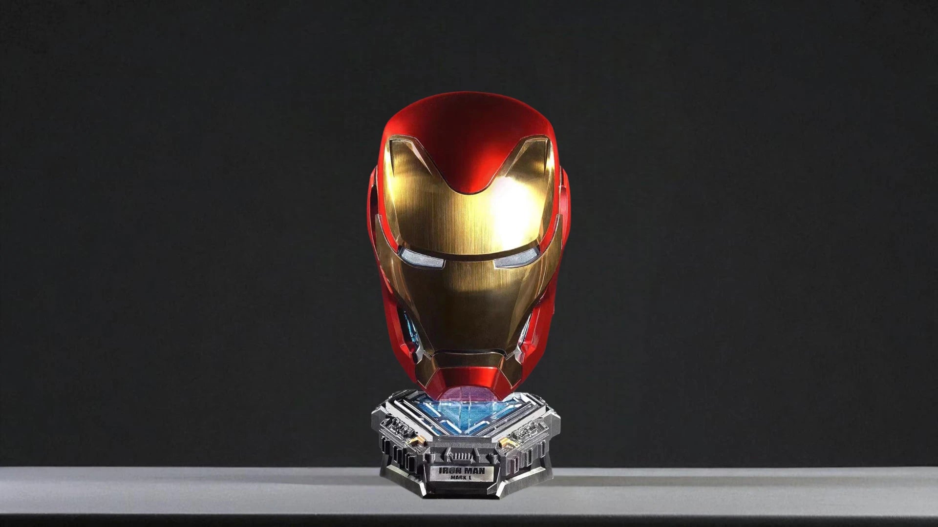 Iron Man MK50 Helmet on Stand