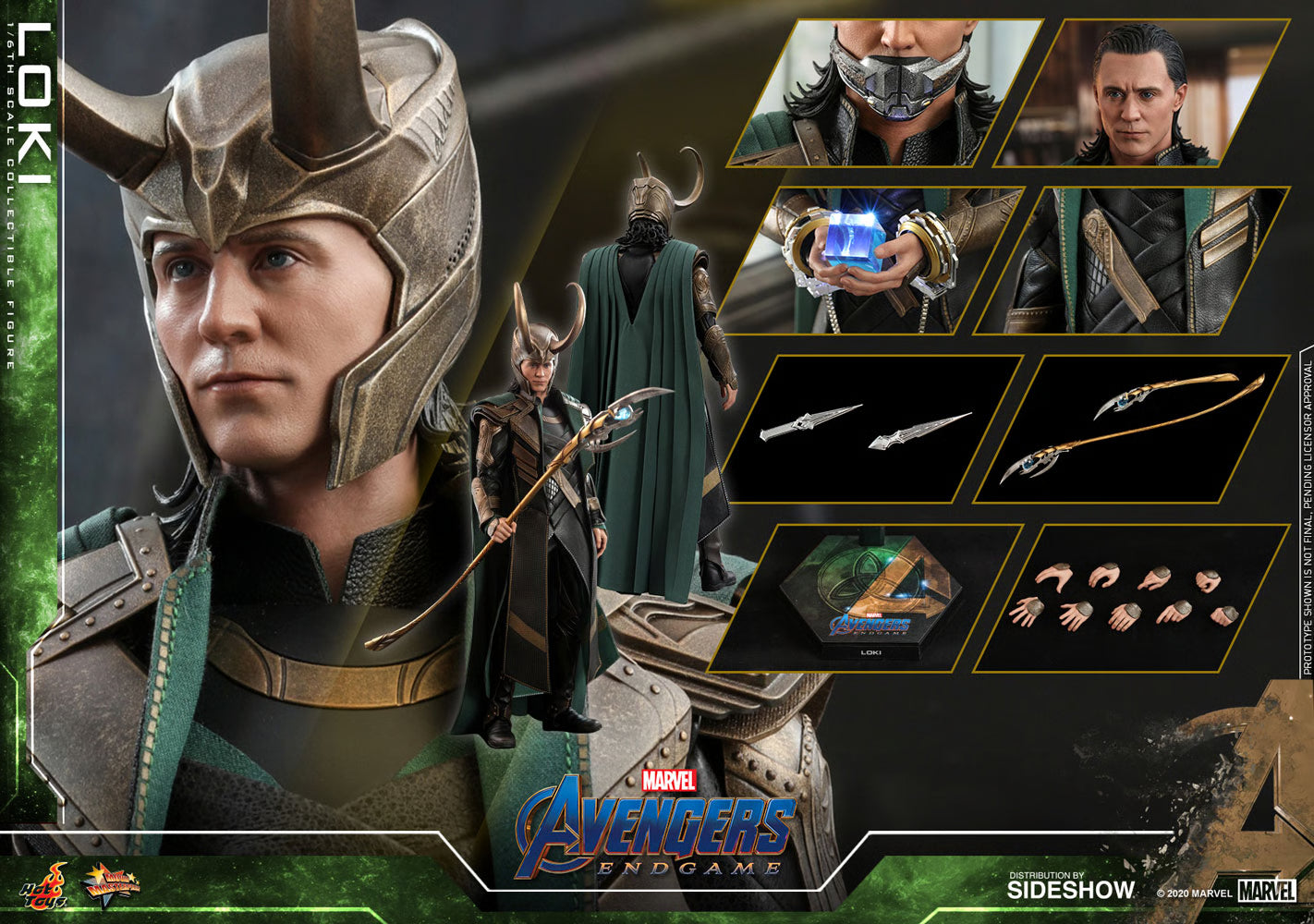 Hot Toys Loki 1/6 Scale Action Figure