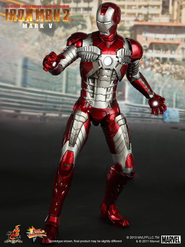 Hot Toys Iron Man (Mark V) 1/6 Scale Action Figure