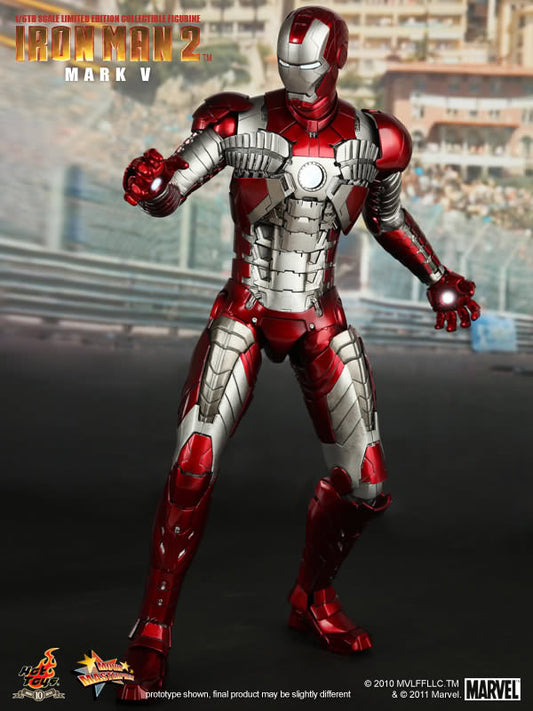 Hot Toys Iron Man (Mark V) 1/6 Scale Action Figure