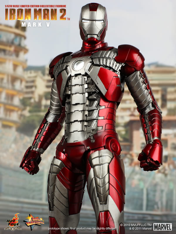 Hot Toys Iron Man (Mark V) 1/6 Scale Action Figure