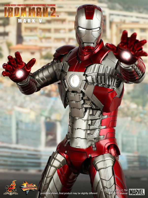 Hot Toys Iron Man (Mark V) 1/6 Scale Action Figure