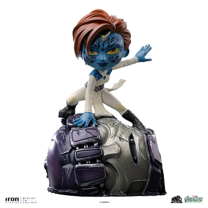 Iron Studios Mystique Avengers: Doomsday MiniCo statue - alternate angle view on white background 1