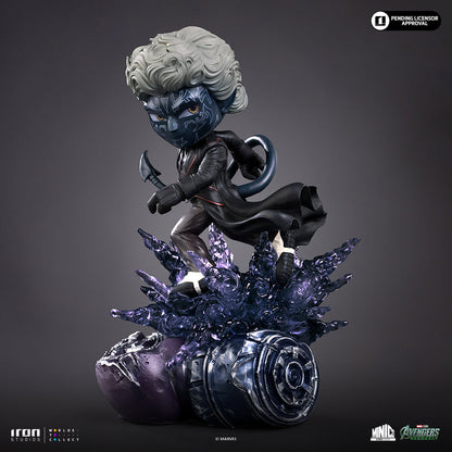 Iron Studios Nightcrawler Avengers: Doomsday MiniCo statue - unpainted prototype detail view 2