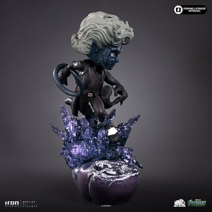 Iron Studios Nightcrawler Avengers: Doomsday MiniCo statue - unpainted prototype detail view 4
