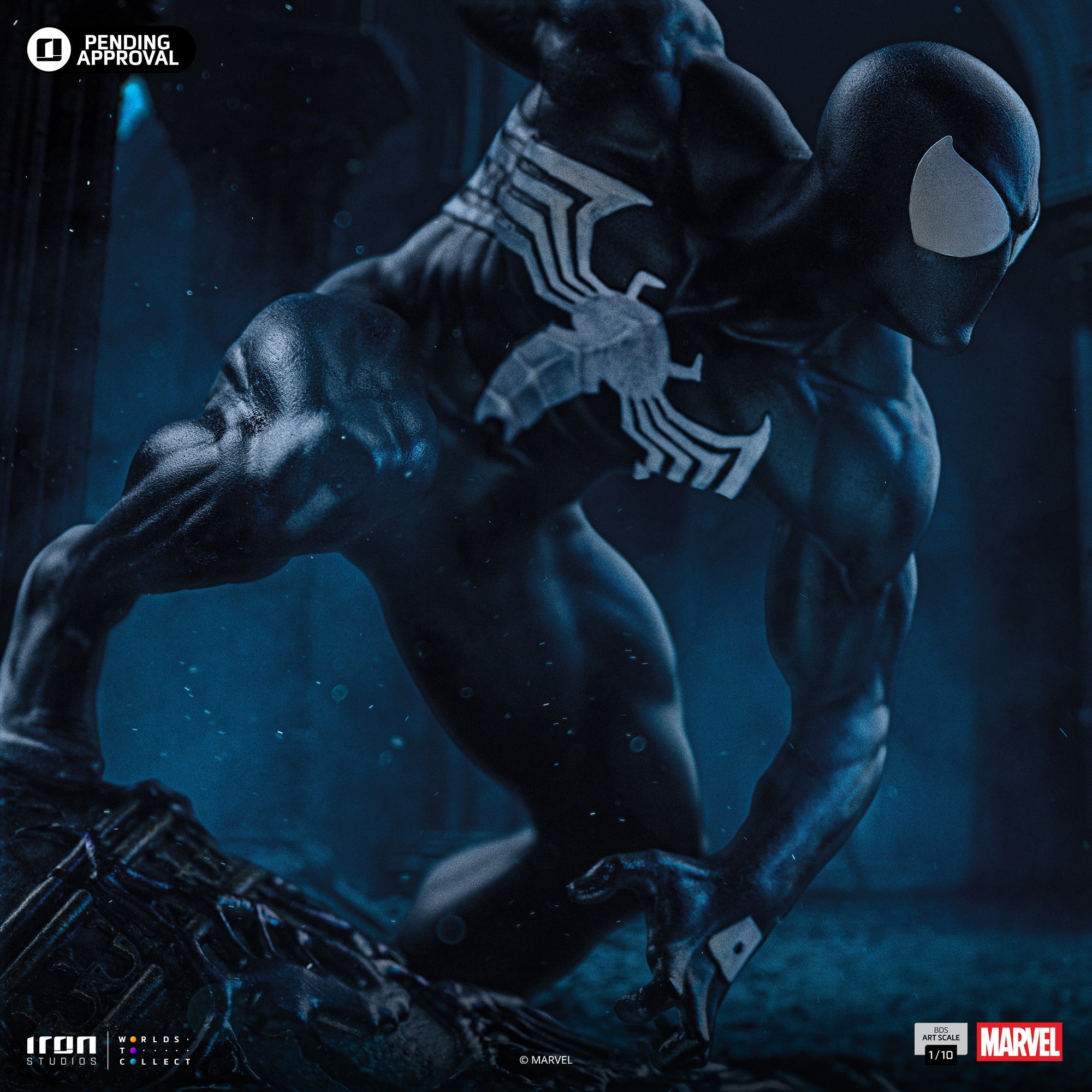 Iron Studios Spider-Man Black Suit BDS Art Scale 1/10 statue - painted prototype photo 1