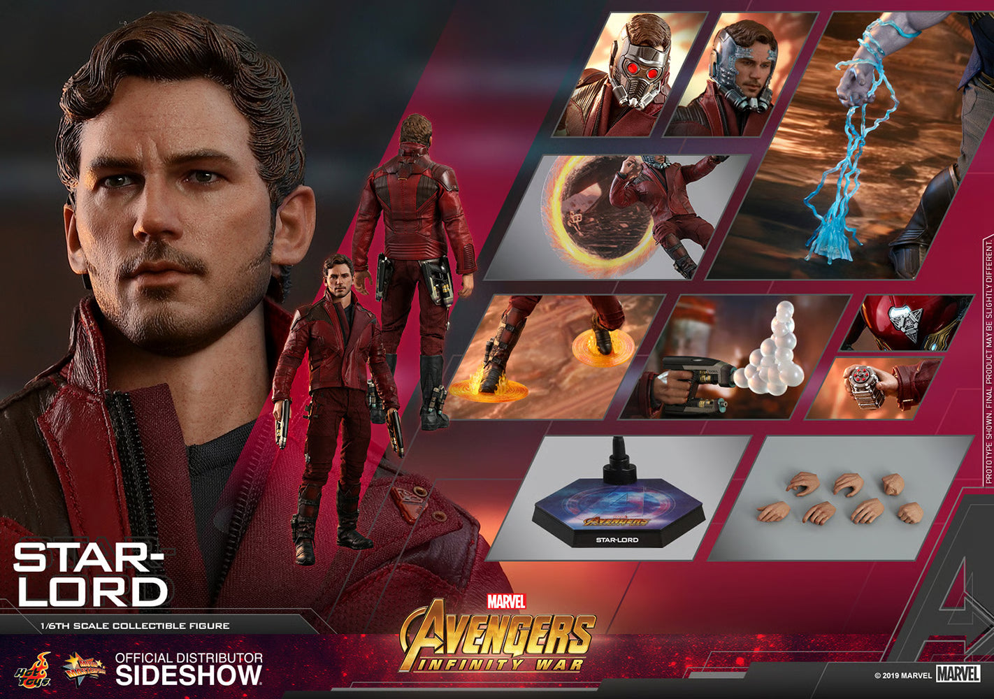 Hot Toys Star-Lord 1/6 Scale Action Figure