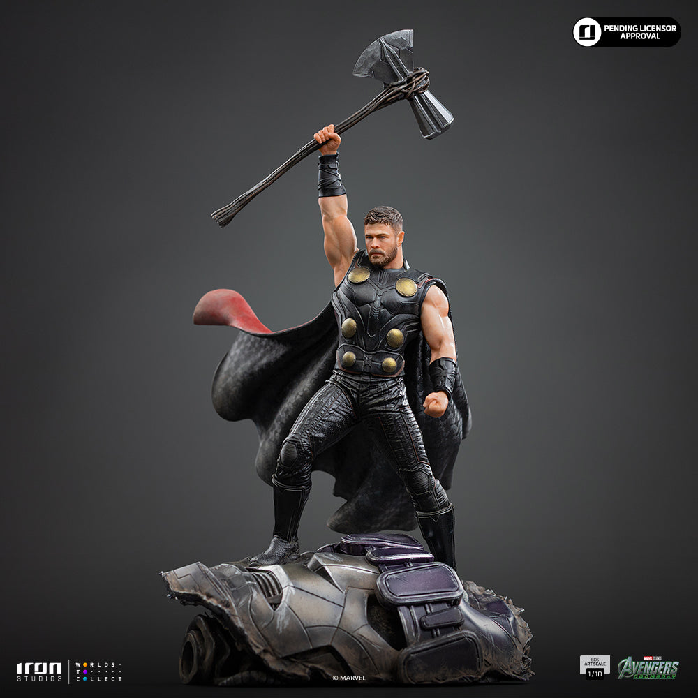 Iron Studios Thor Avengers: Doomsday BDS Art Scale 1/10 statue - unpainted prototype detail view 5
